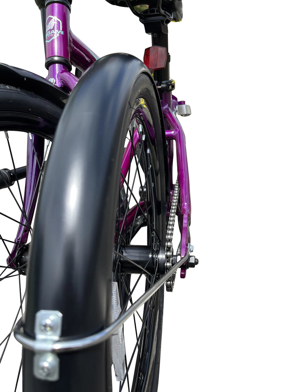 Purple Lightweight Aluminum Folding Bike K626