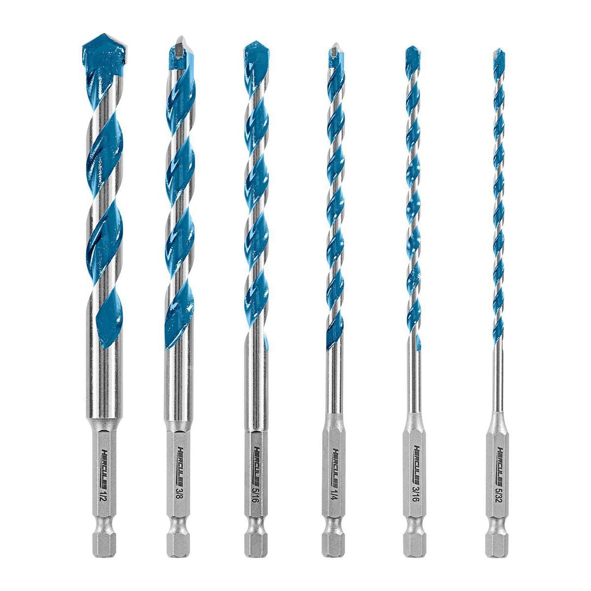 6-Piece Masonry Drill Bit Set B89324
