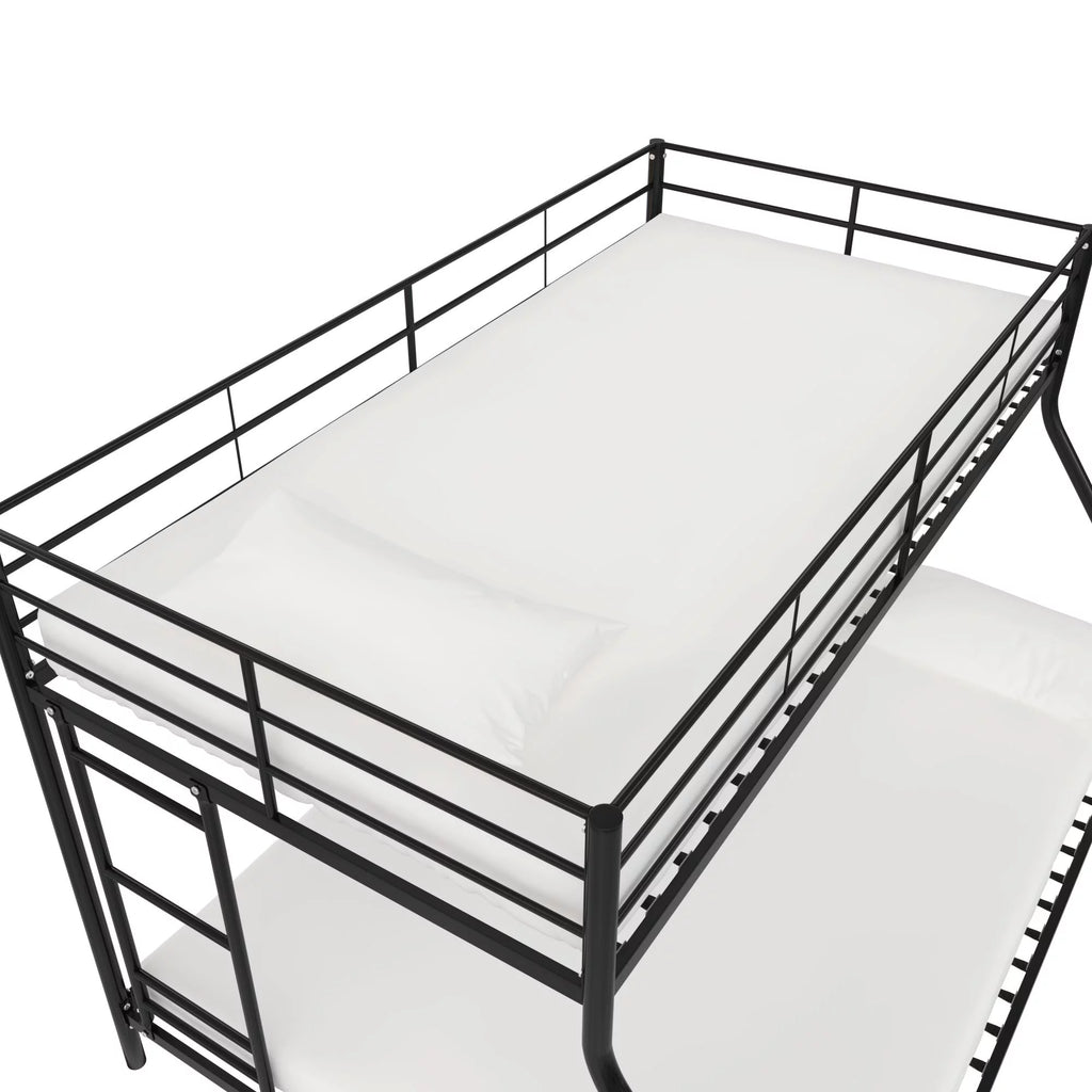 Black Twin over Full Metal Bunk Bed N82704