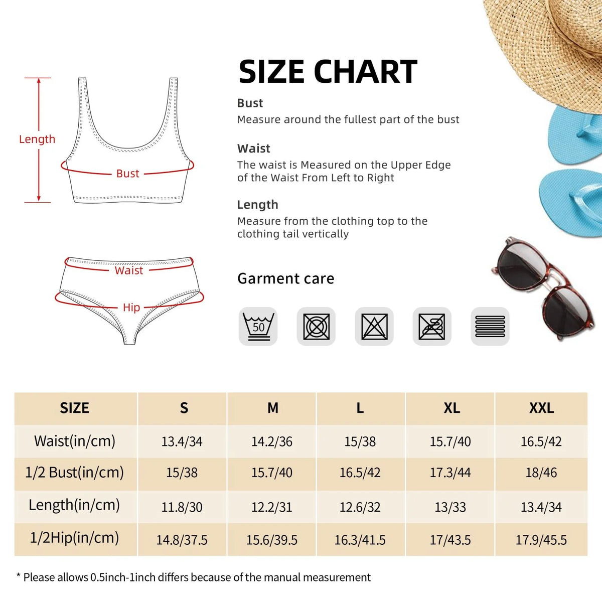 Sea Turtles Women'S Two Piece Bikini Swimsuit High Waisted W1945