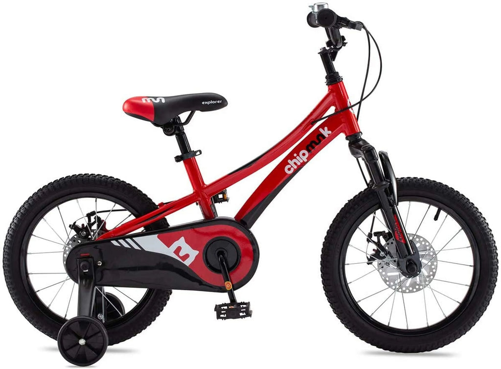 16 Inch Front Suspension Disc Brakes Red Kids Bike L6224