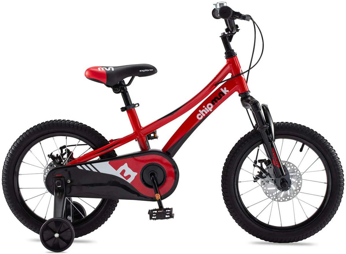 16 Inch Front Suspension Disc Brakes Red Kids Bike L6224