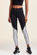 Black Silver Ankle Tight R8289