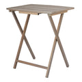 Oversized Single Folding Tray Table Rustic Gray B69531