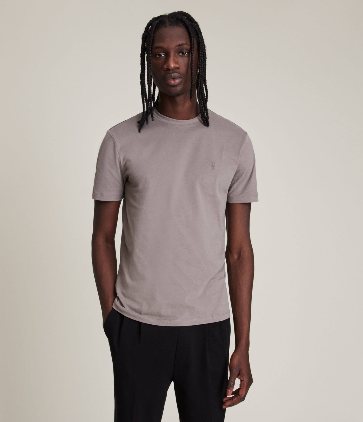 Gray Crewneck Tee C1071