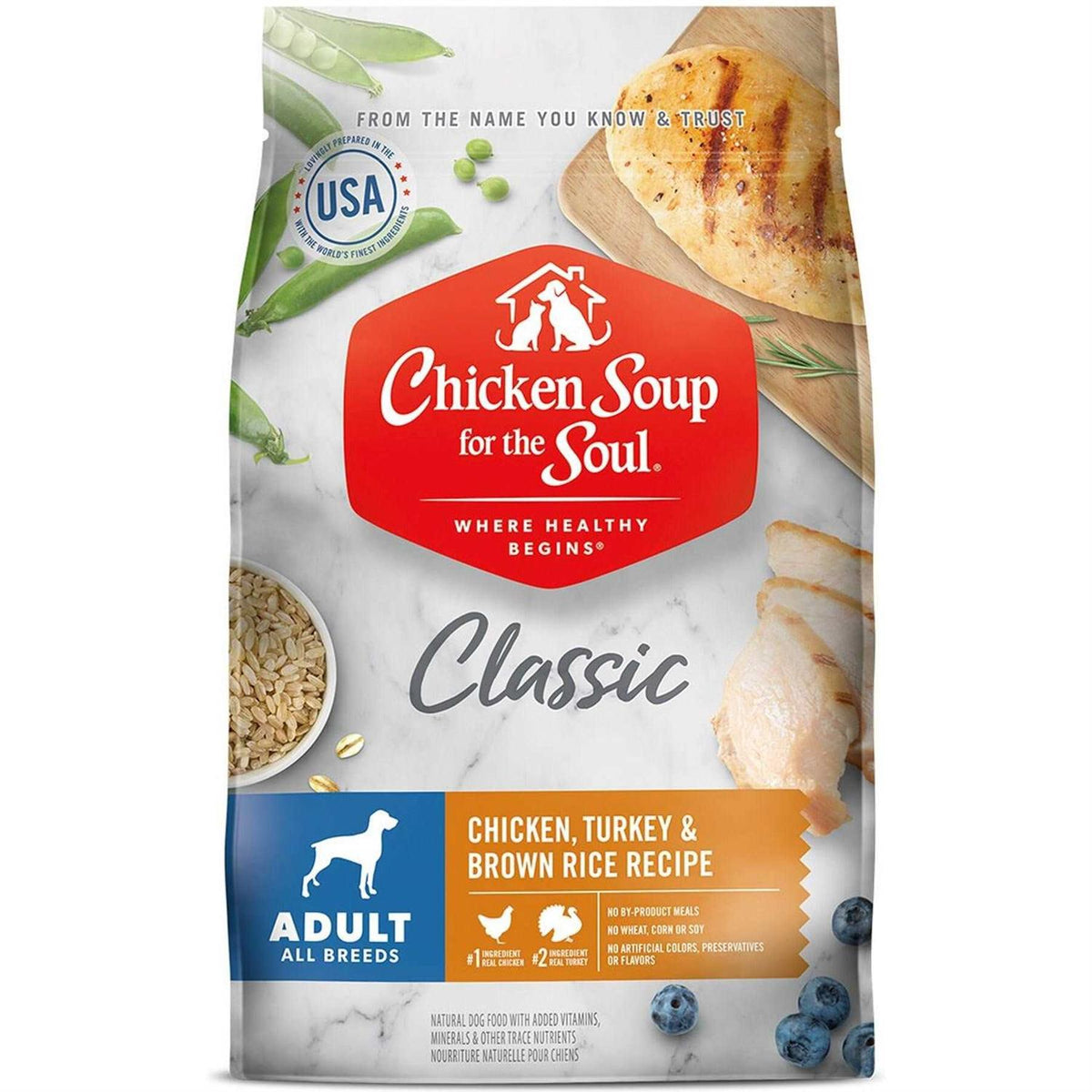 Chicken Turkey Brown Rice Dry Dog Food J2830