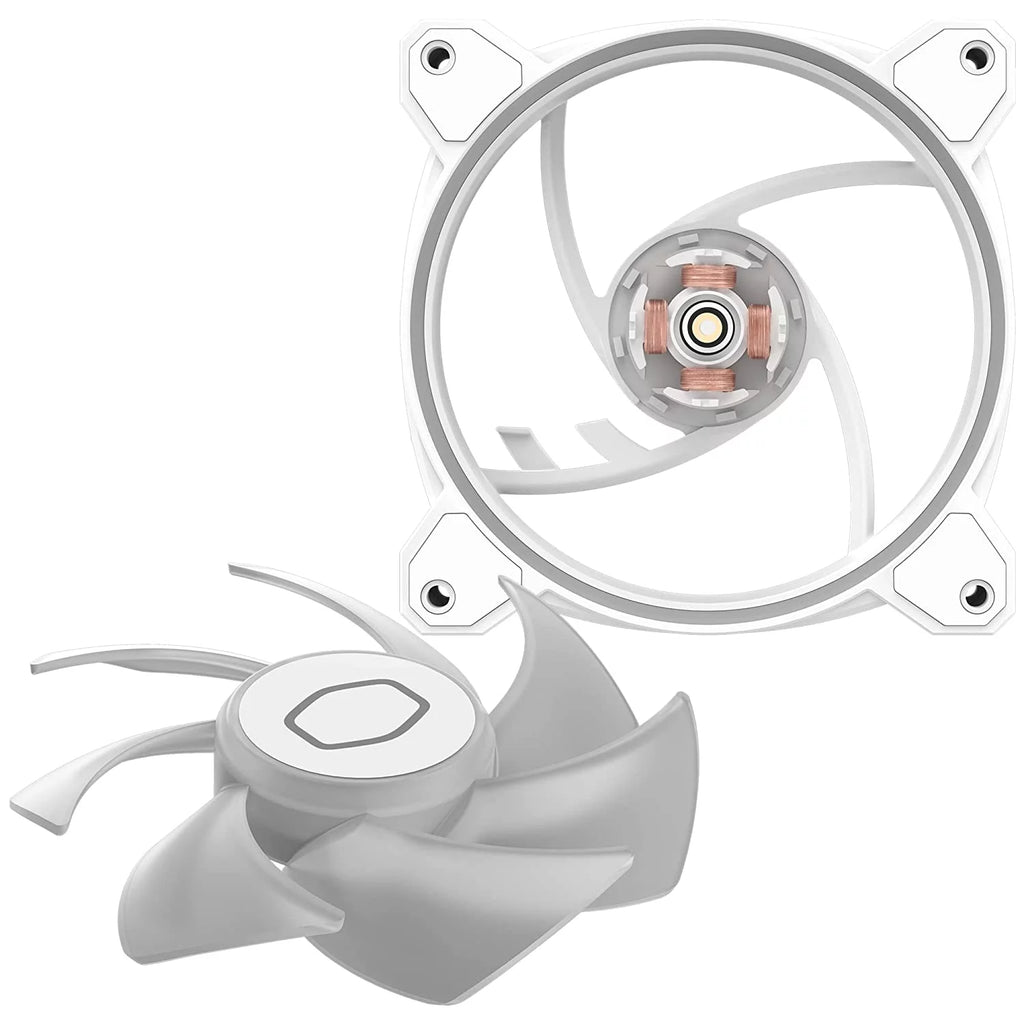 White 120mm ARGB PWM PC Case Fan A353467