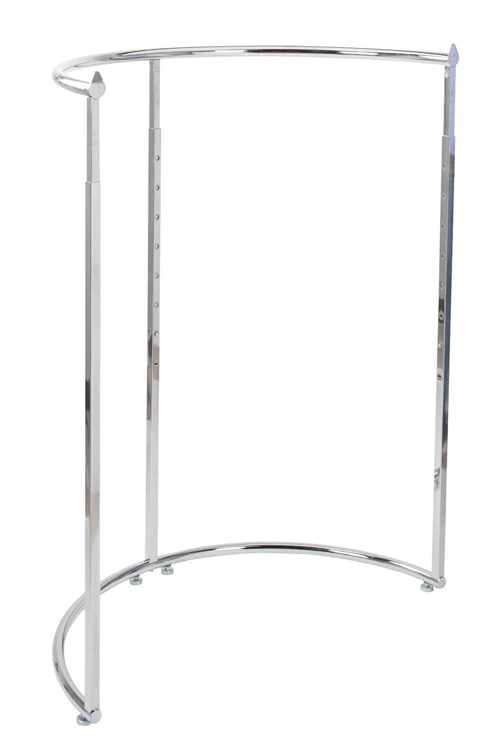 Chrome Half Round Clothing Rack D84116