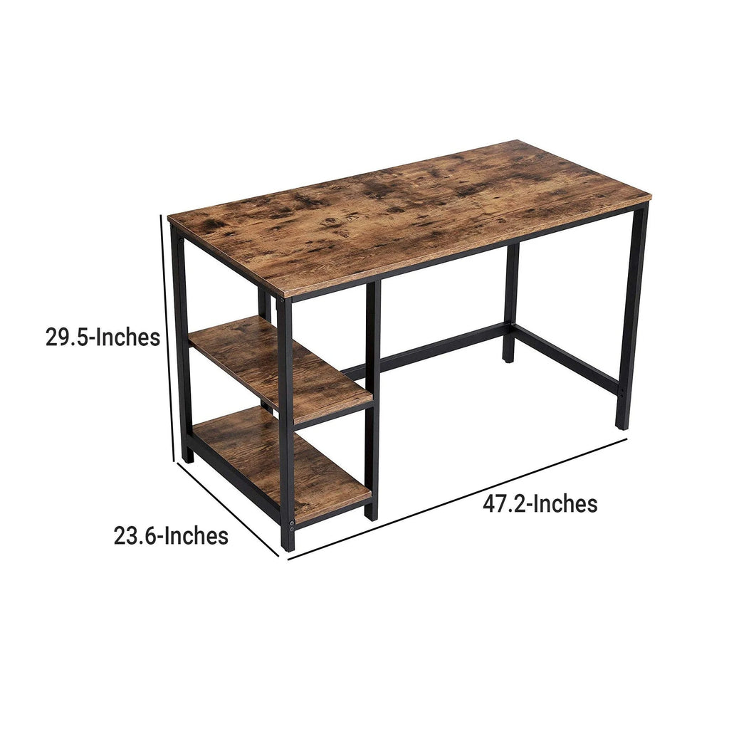 Wood and Metal Desk U639