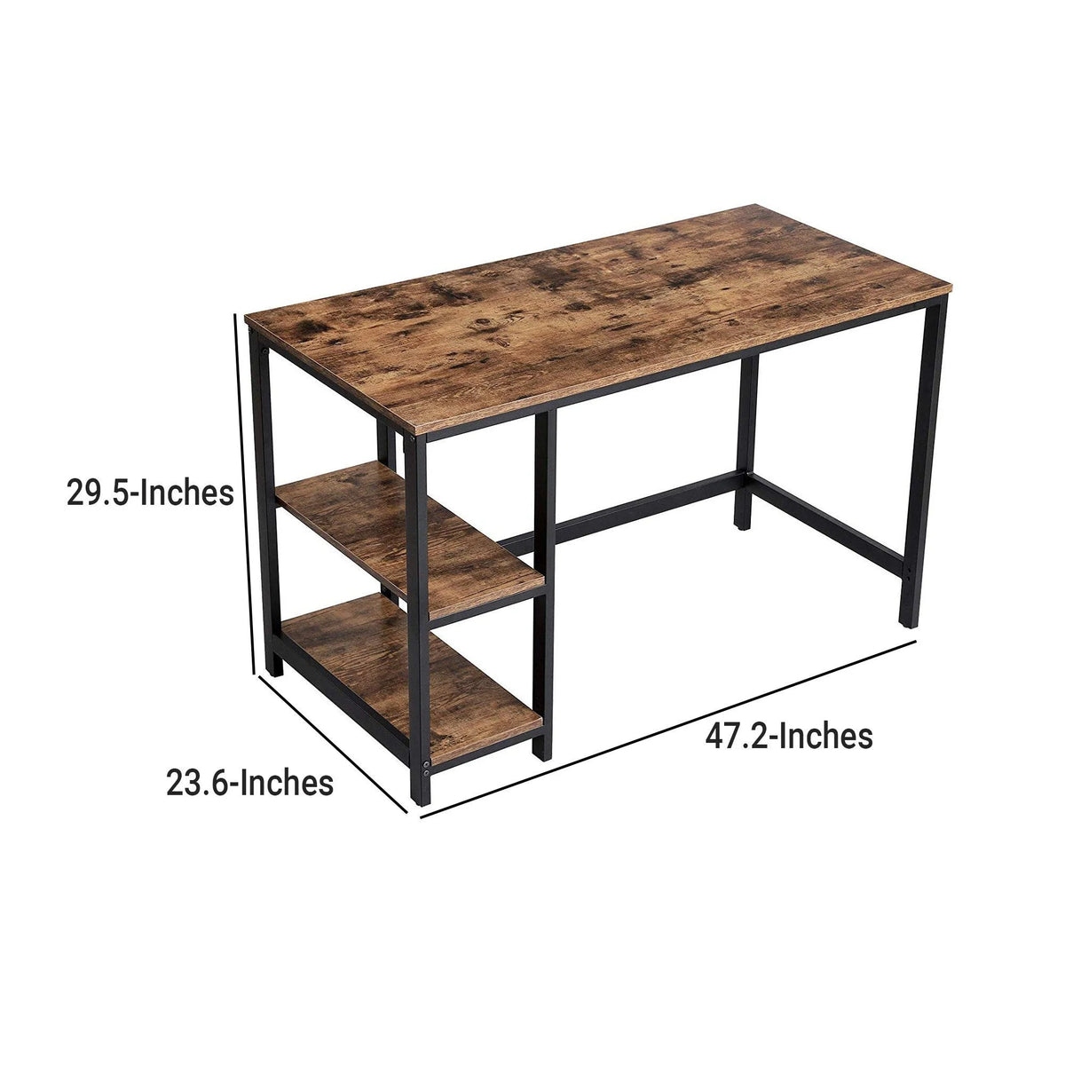 Wood and Metal Desk U639