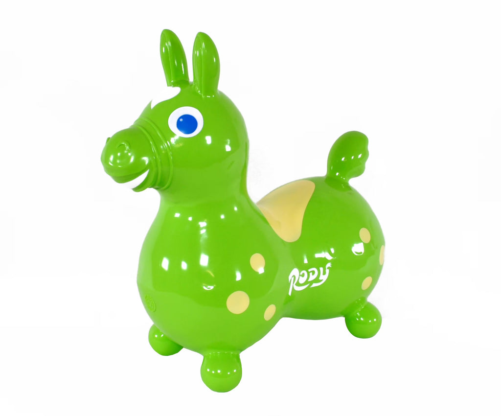 Lime Green Inflatable Bounce Horse M147