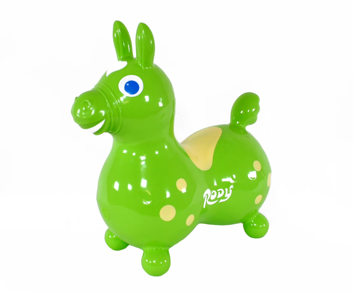Lime Green Inflatable Bounce Horse M147