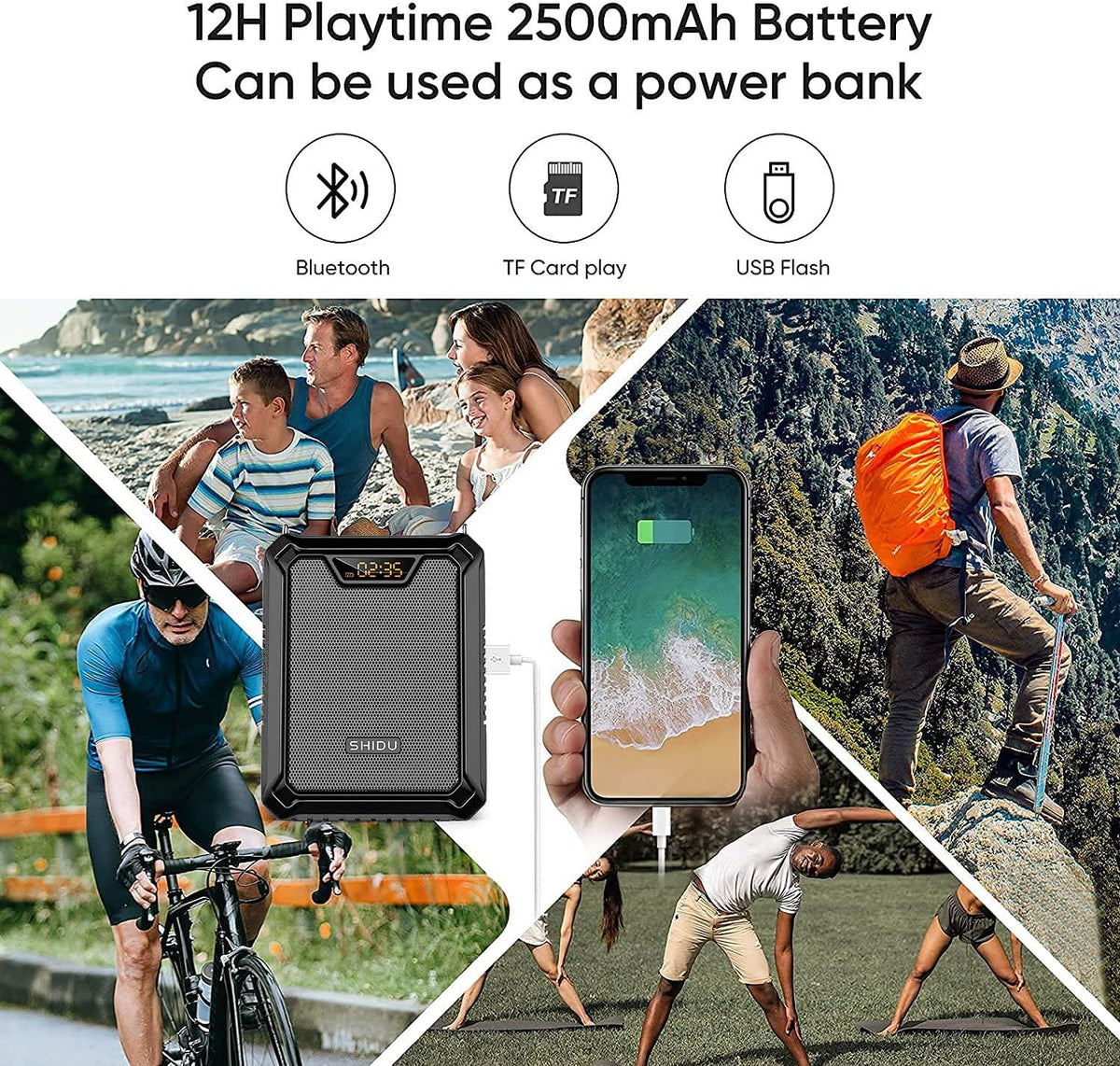 Portable Waterproof 18W Voice Amplifier K242976