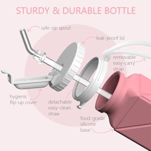 Collapsible Silicone Water Bottle 610ml H1851