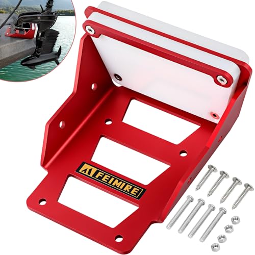 Heavy-Duty Aluminum Kayak Trolling Motor Mount (Black) K8506