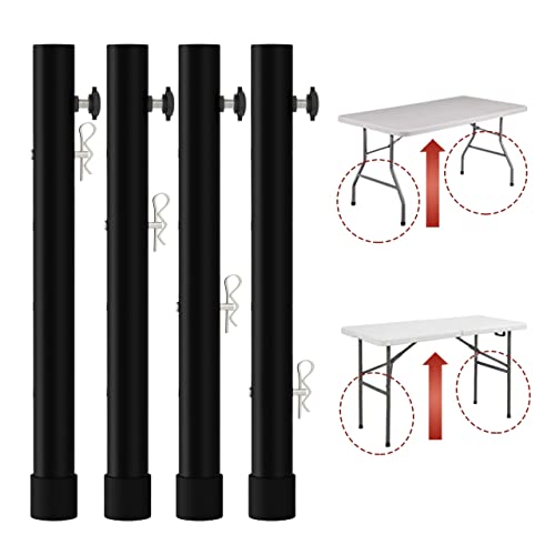 4-Pack Adjustable Folding Table Leg Extenders E964092