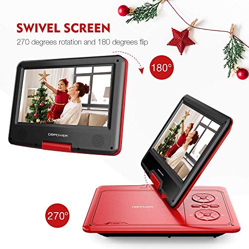 11.5" Portable DVD Player with Swivel Screen I33359