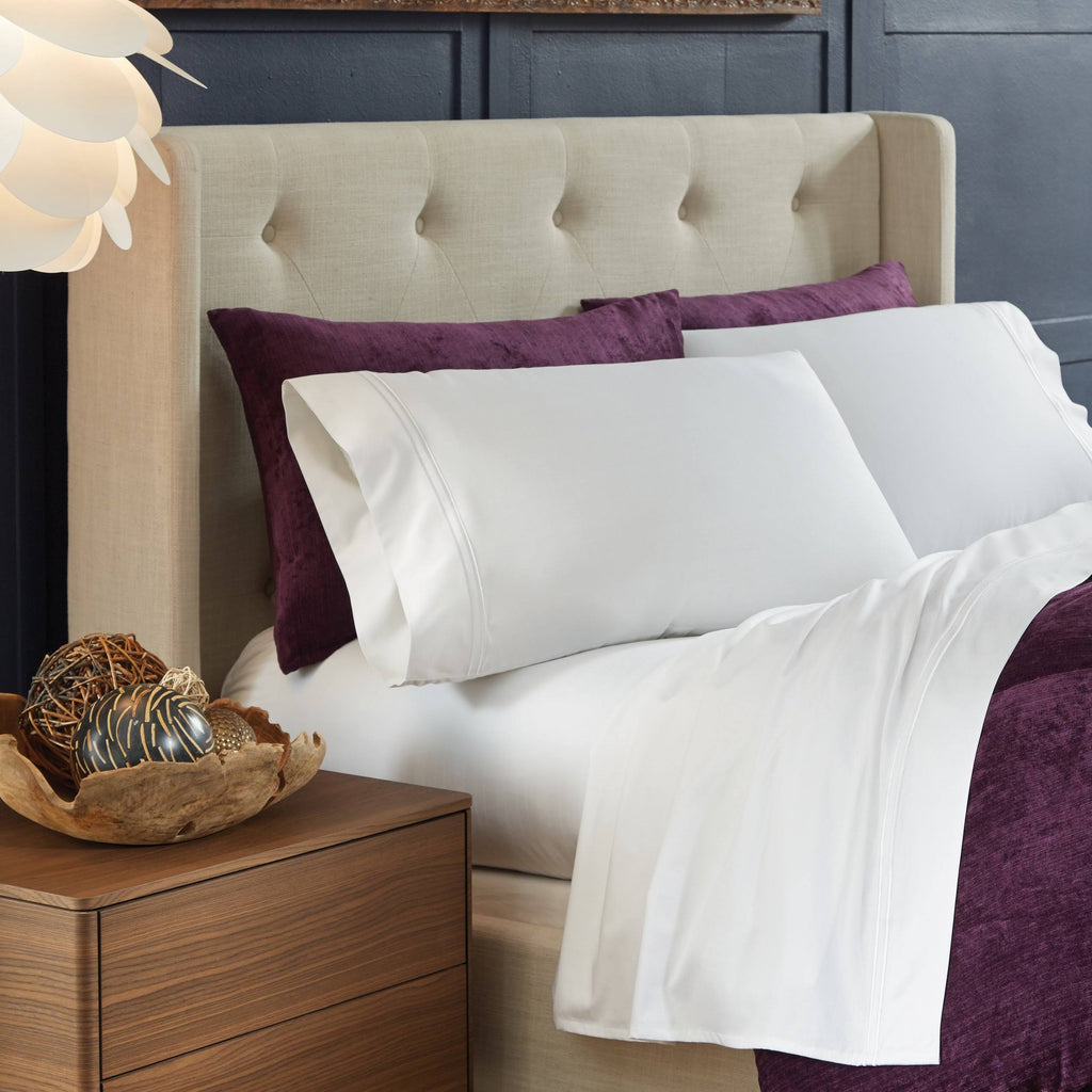 White California King Bamboo Sheet Set Y149136