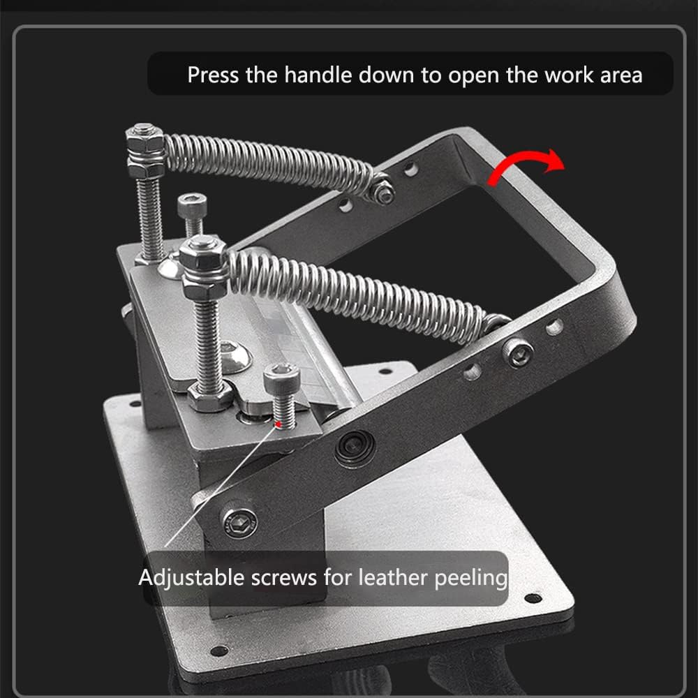 Leather Splitter Manual Leather Skiver Peeler Adjustable Splitte Machine Leather Working Tools D132880