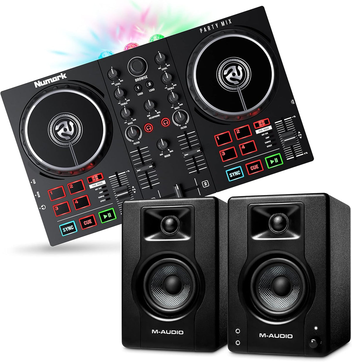 DJ Controller with DJ Speakers N227