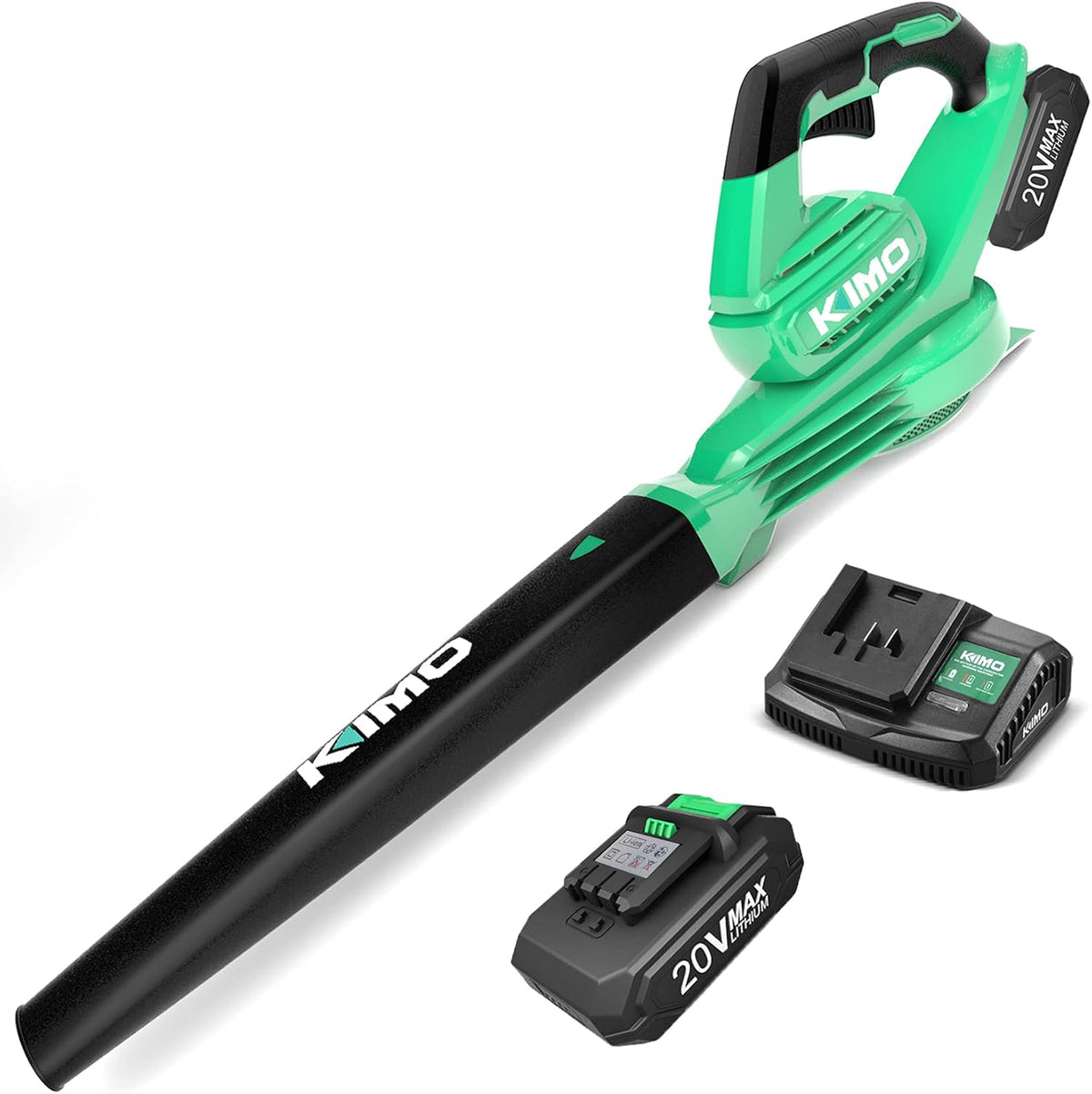20V 200 CFM 170 MPH Cordless Electric Leaf Blower with Battery & Charger I8899