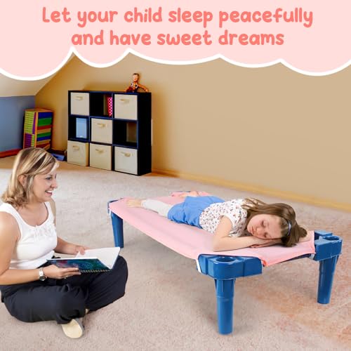 Pink Brushed Microfiber Standard Size Cot Sheet with Elastic Corner Strap, 1 Pack D79507