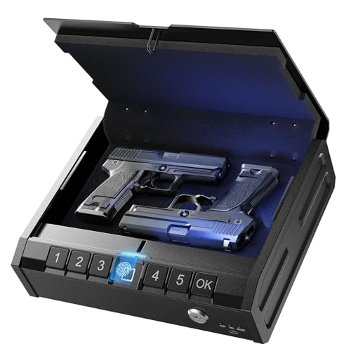 Biometric Gun Safe with Fingerprint Lock or Key Pad N119