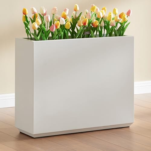 White 38Lx10Wx30H Heavy Outdoor Planter Box Z3768