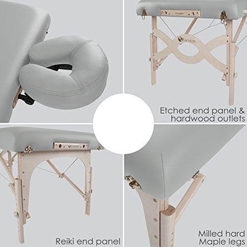 Black Portable Massage Table Package G5737