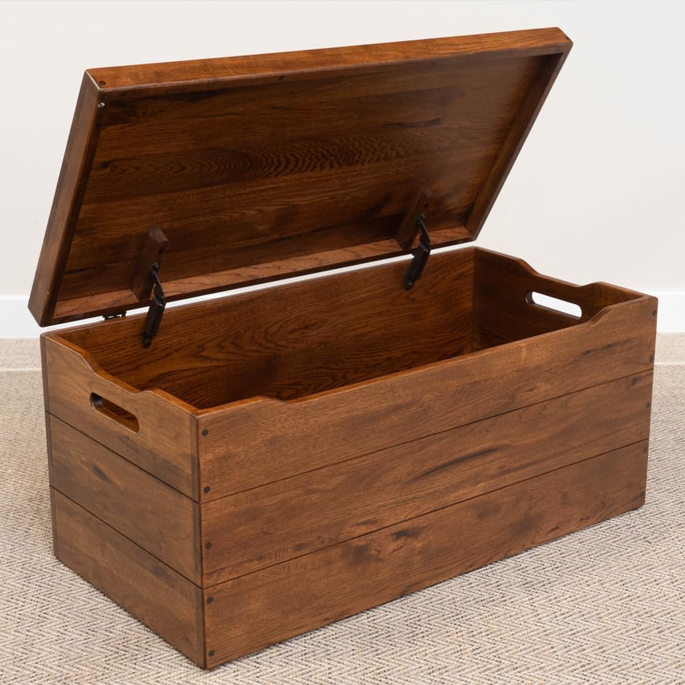 36” Solid Wooden Storage Chest with Handles W418