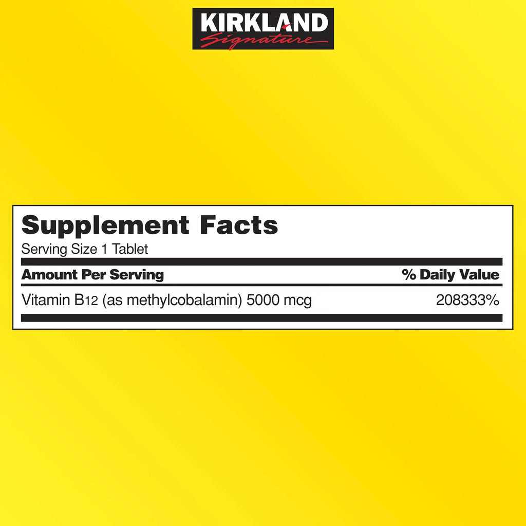 B12 5000 mcg 300 Quick Dissolve Tablets B18913