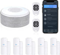 8 Pieces Wireless Smart Door Alarm System with Phone APP Alert X838056
