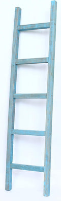 Rustic Decorative Ladder 5 ft Recycled Reclaimed Wood H42207