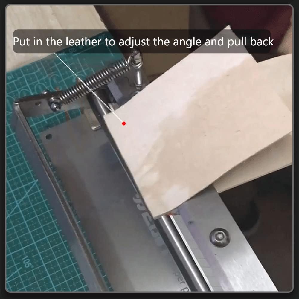 Leather Splitter Manual Leather Skiver Peeler Adjustable Splitte Machine Leather Working Tools D132880