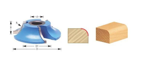 Carbide Tipped 3-Wing Corner Round A241309