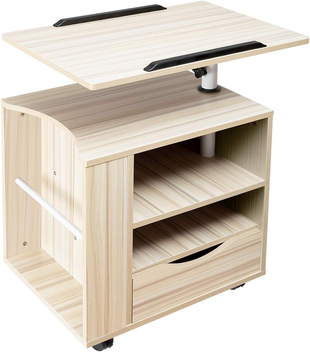 Black Wooden Nightstand with Drawers C81607