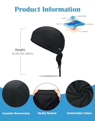Motorcycle Helmet Liner Head Wrap Bandana Skull Caps J722974