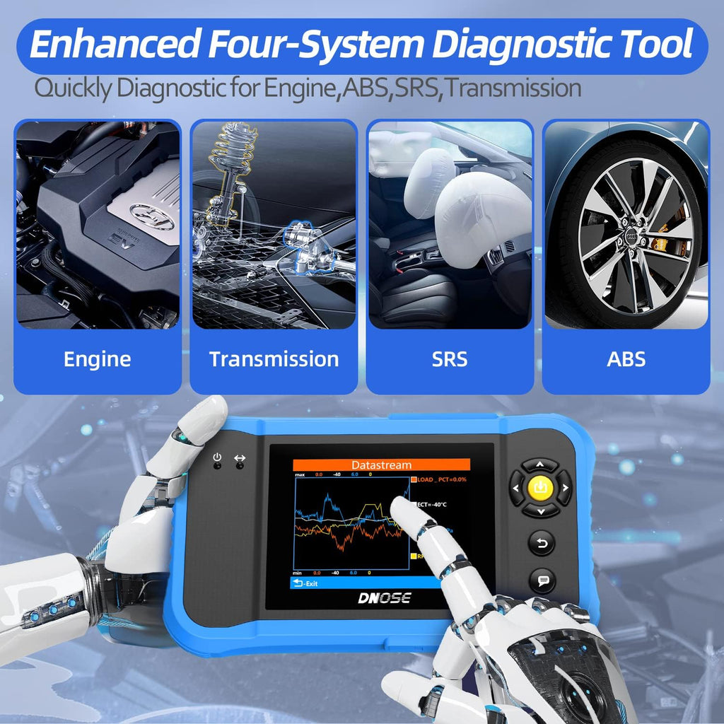 OBD2 Scanner 4-System Diagnostic Scan Tool T80616