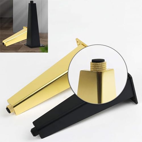 Gold 30cm Aluminium Adjustable Furniture Feet H140437