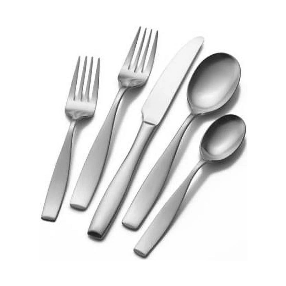 65-Piece 18/10 Stainless Steel Flatware Set with Serving Utensil Set V630088