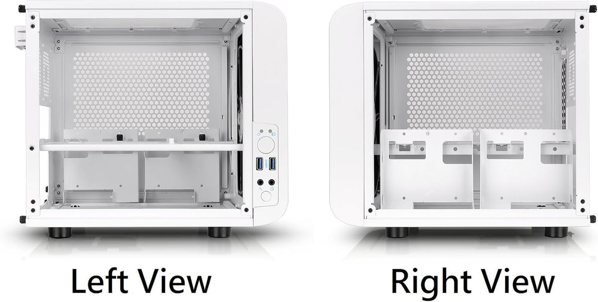 White Mini ITX Cube Computer Chassis E699
