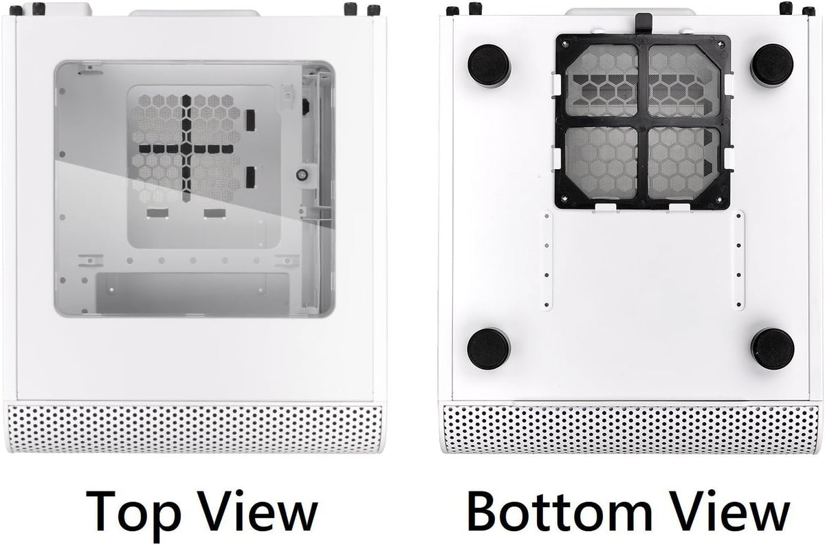White Mini ITX Cube Computer Chassis E699