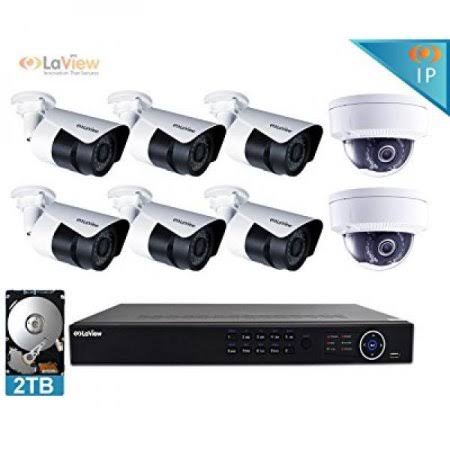 8 Camera 1080p IP PoE Security System with 2TB HDD White M198