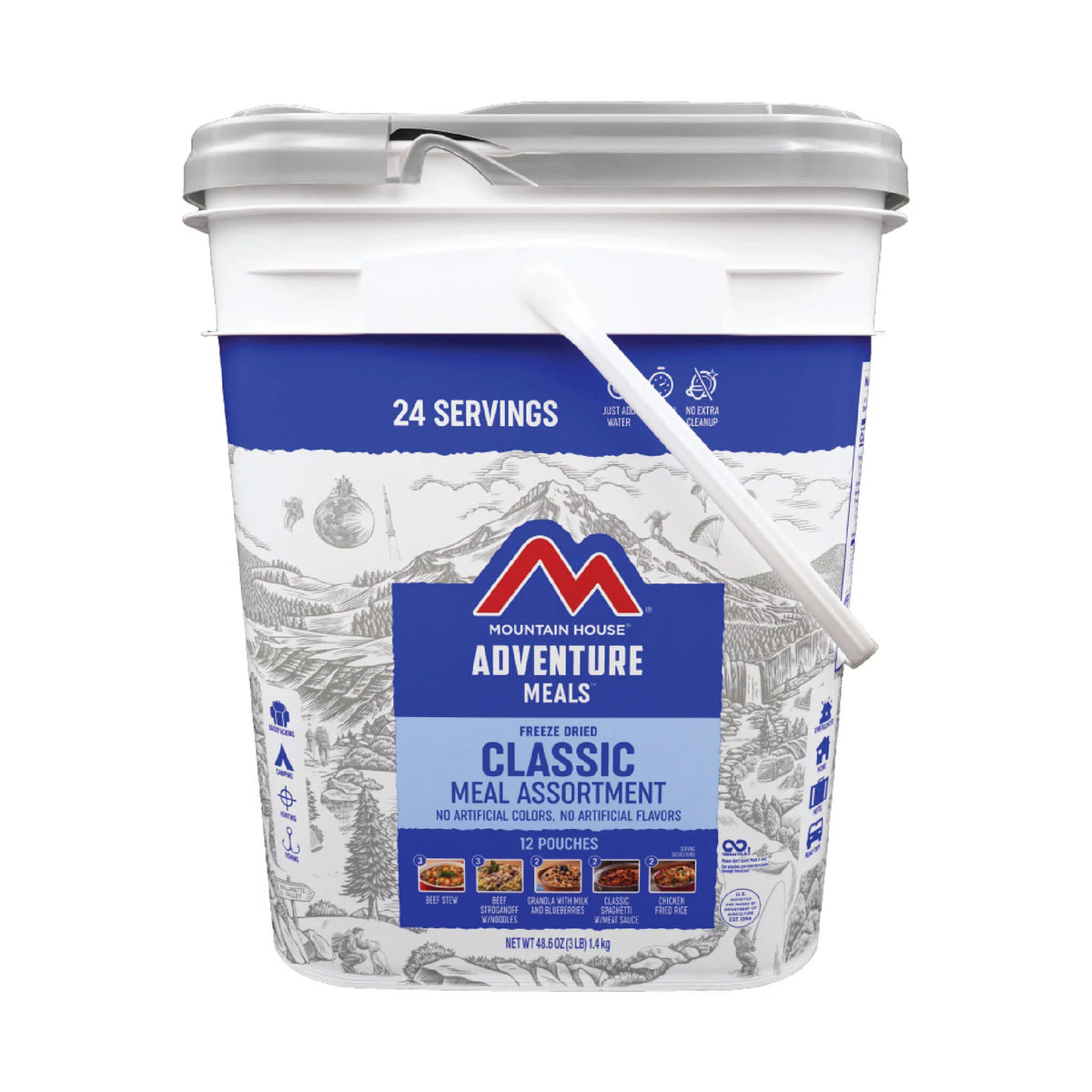 24 Servings Freeze Dried Emergency Survival Food T624