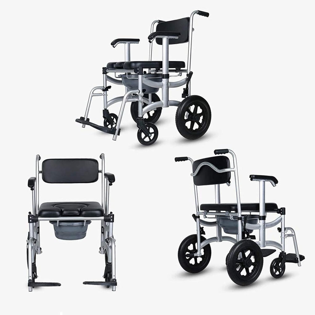 Folding Wheelchair Commode Toilet Chair Y697679