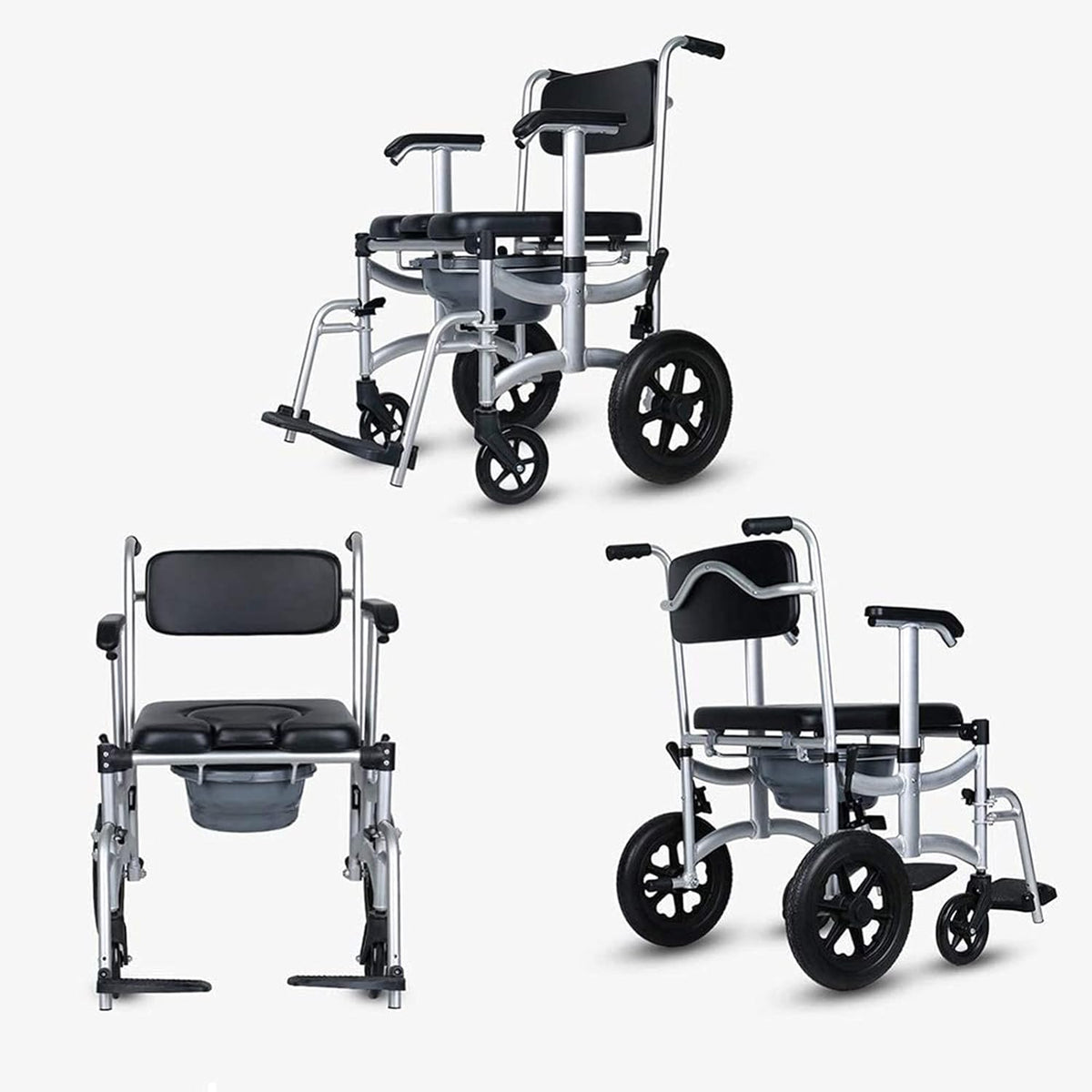 Folding Wheelchair Commode Toilet Chair Y697679