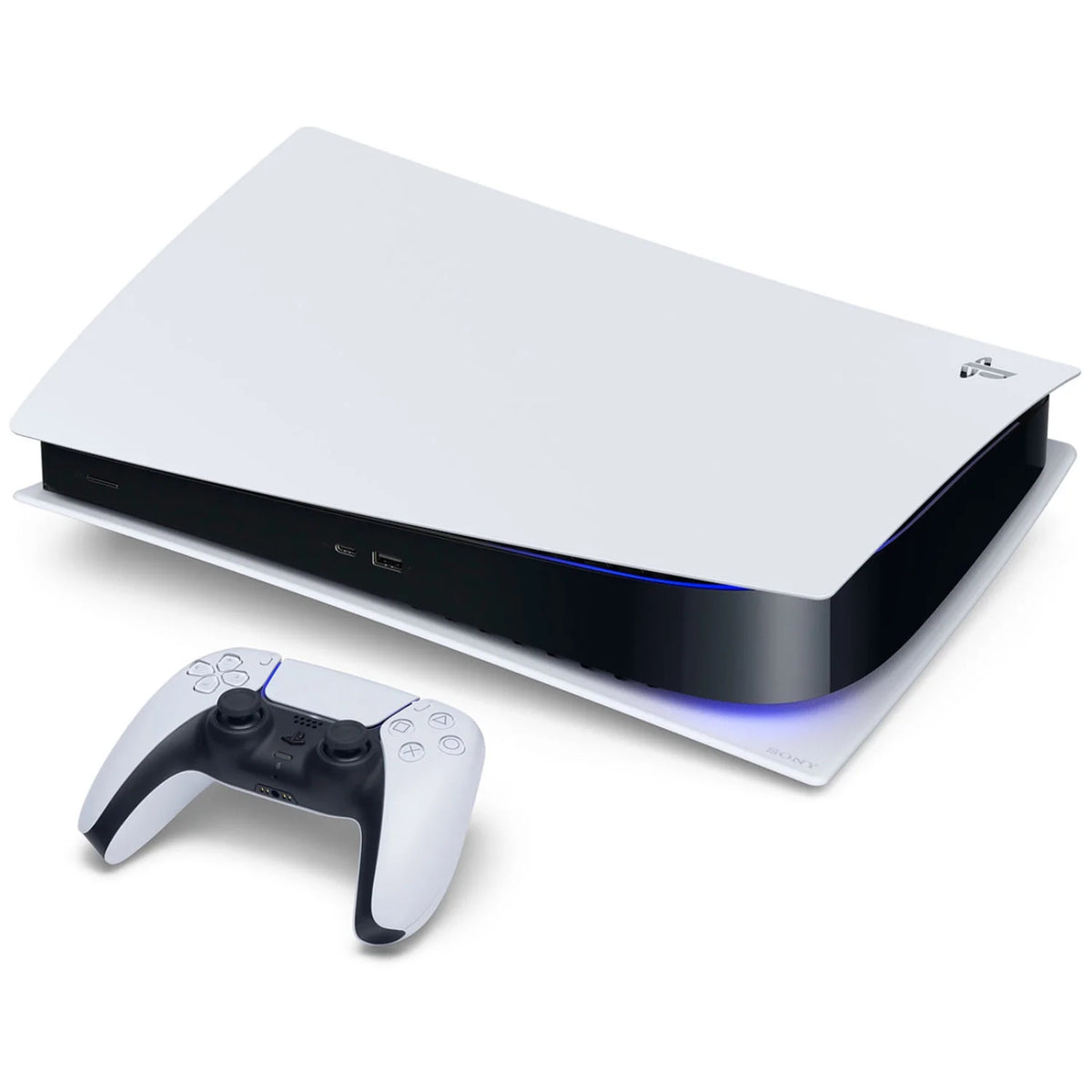 Playstation 5 Digital Edition Console with White Controller and Charge Dock C77580