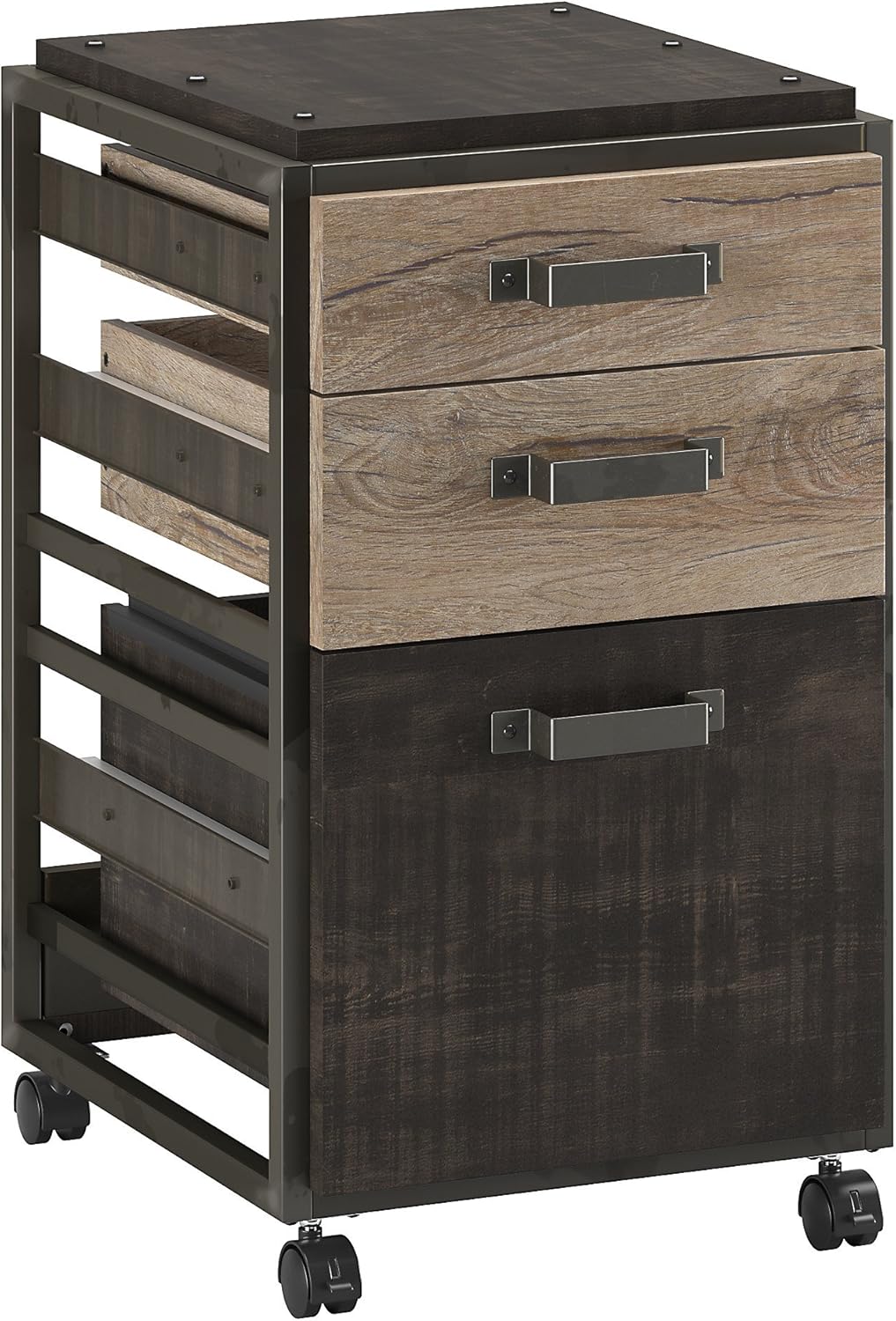 Rustic Gray Lateral File Cabinet A125