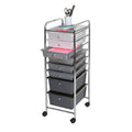 8 Drawer Storage Bin Organizer Cart L825