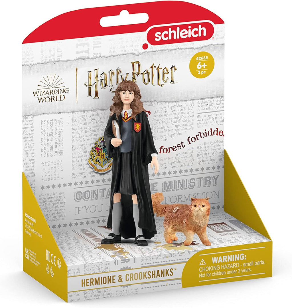 2-Piece Set with Hermione Granger & Crookshanks Collectible Figurines S31532